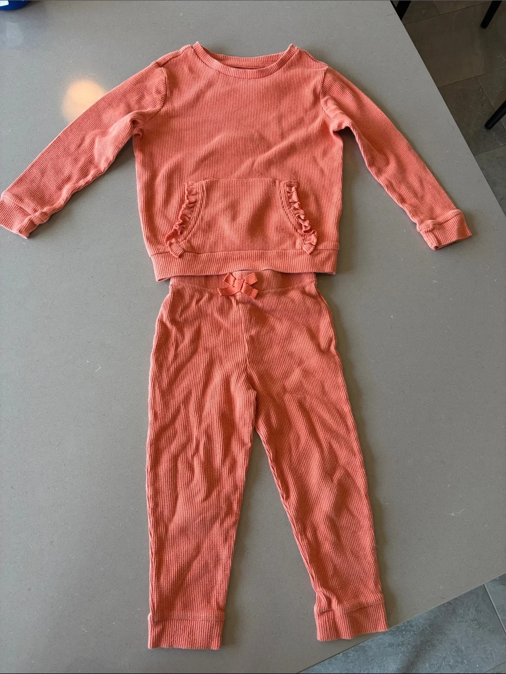 Garanimals Coral Ribbed Two-Piece Legging Set